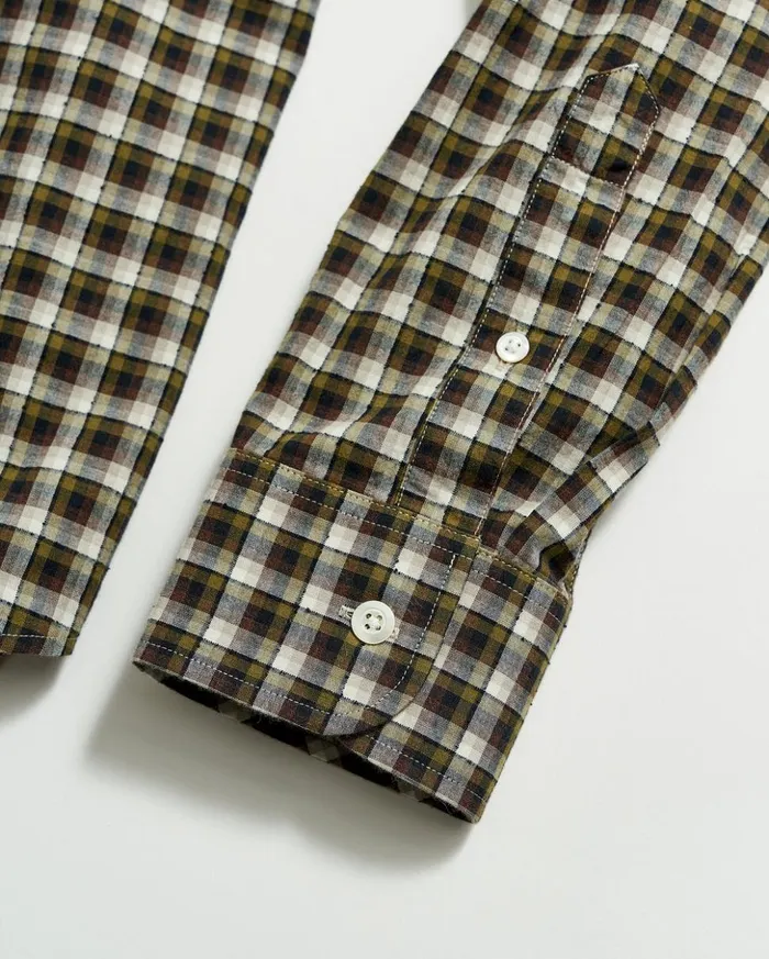 Shirting Men Billy Reid Boucle Check Tuscumbia Shirt Greenblack