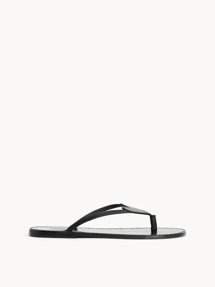 Shoes Women By Malene Birger Ladina Leather Sandals Black