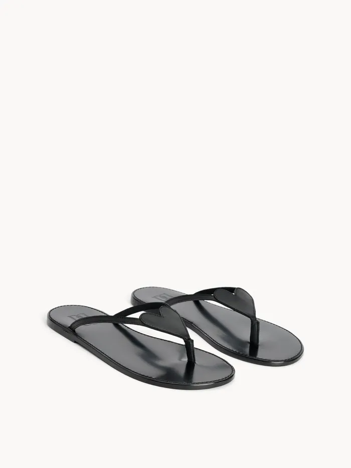 Shoes Women By Malene Birger Ladina Leather Sandals Black Shoes Women By Malene Birger Ladina Leather Sandals Black