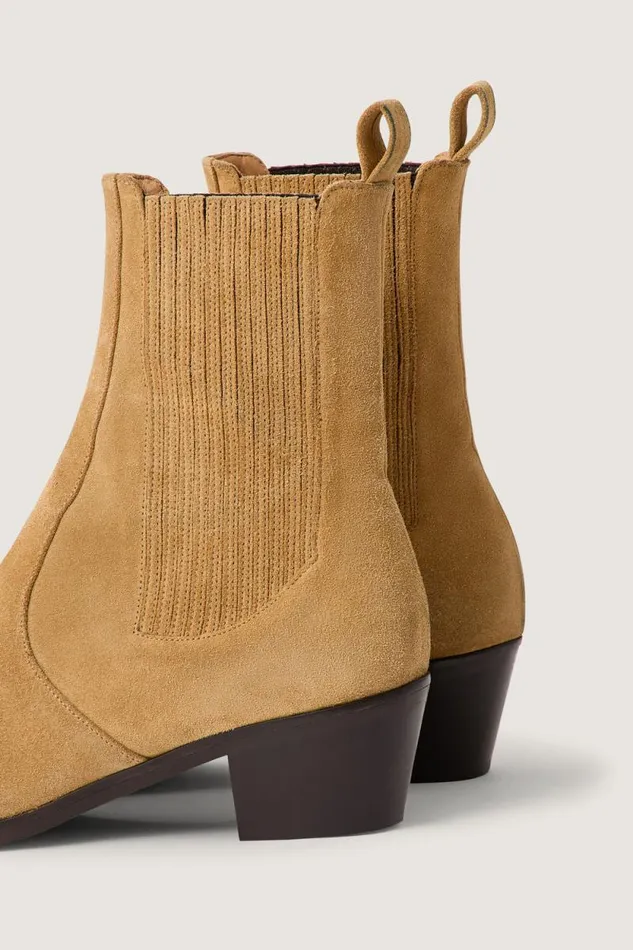 Shoes Women Soeur GAZETTE ANKLE BOOTS Beige