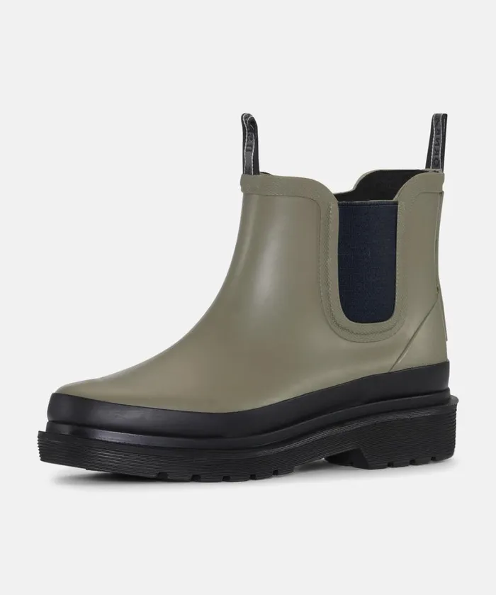 Short Rubber Boots 8211 Sage Rainboots Ilse Jacobsen Rainboots Short