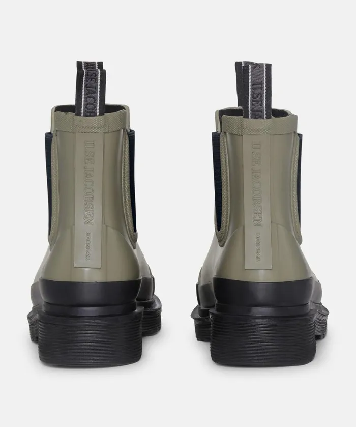 Short Rubber Boots 8211 Sage Rainboots Ilse Jacobsen Rainboots Short