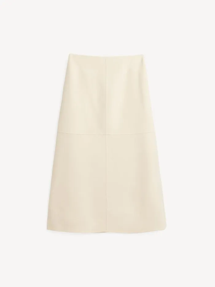 Skirts Women By Malene Birger Angello Wool Midi Skirt Pearl Skirts Women By Malene Birger Angello Wool Midi Skirt Pearl