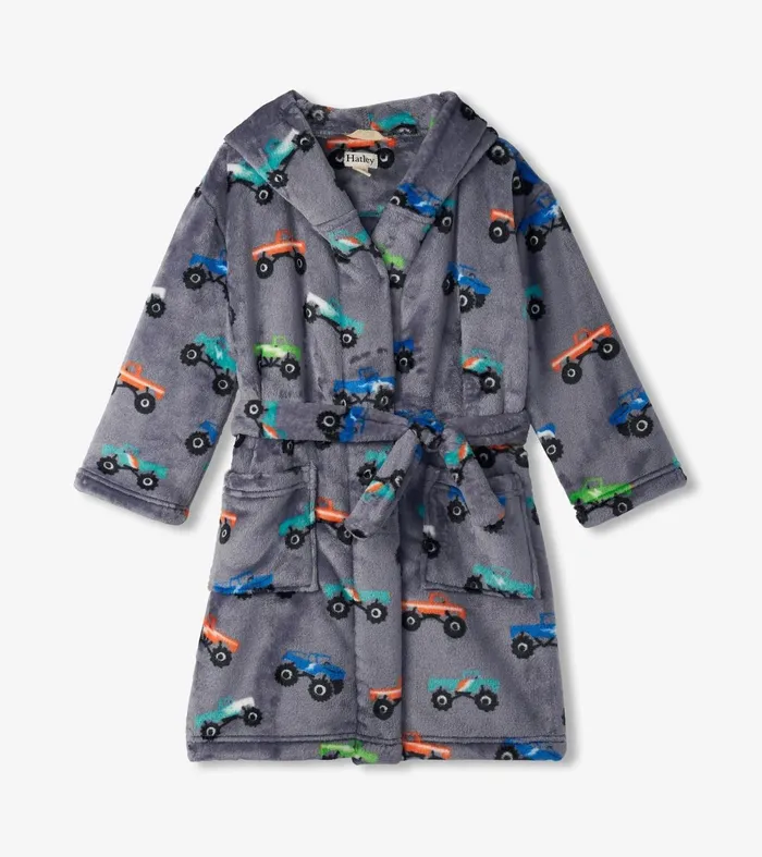 Sleepwear Boys Hatley Baby Boys Monster Trucks Fleece Robe