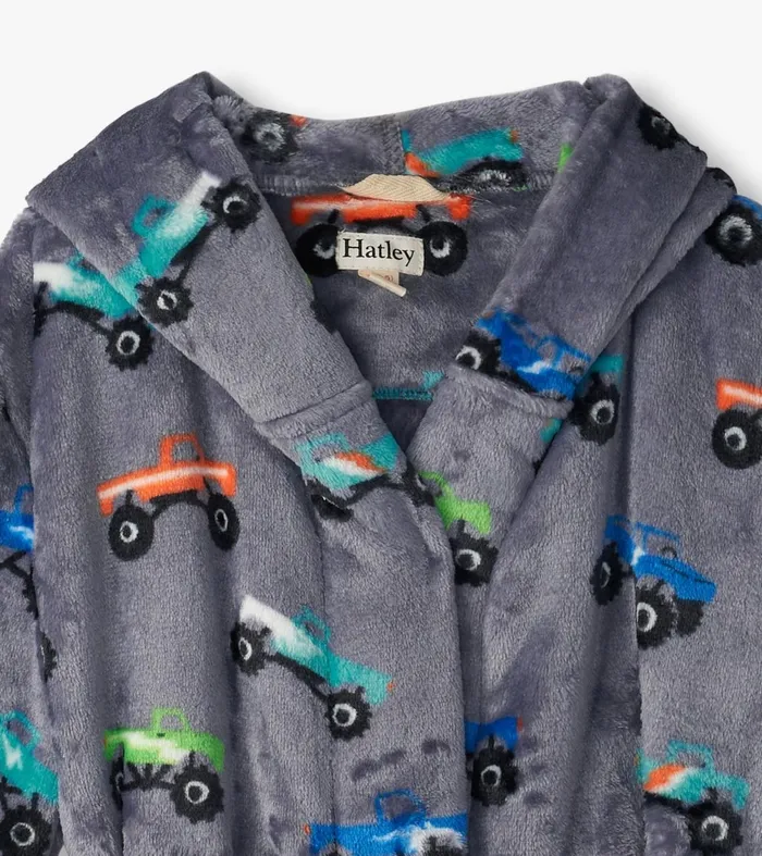 Sleepwear Boys Hatley Baby Boys Monster Trucks Fleece Robe
