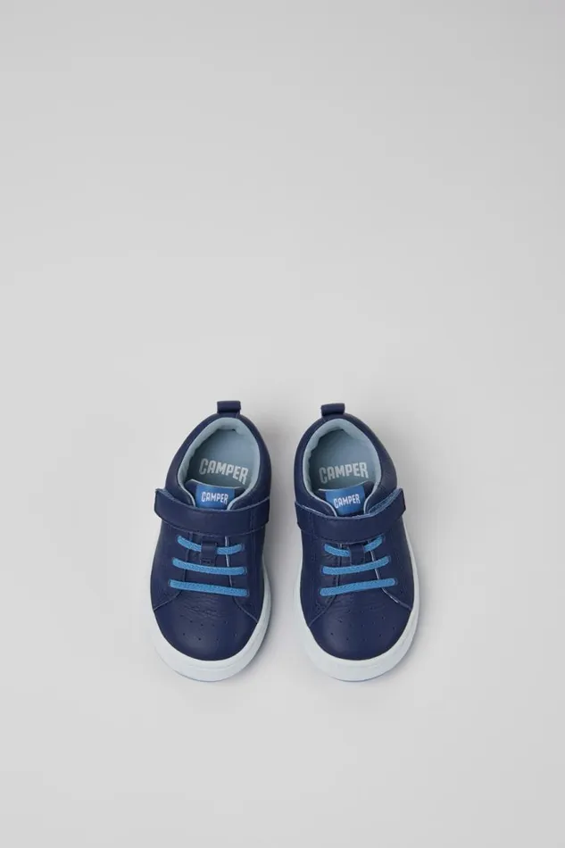 Sneakers Kids Camper Runner Blue Leather Sneakers Sneakers Kids Camper Runner Blue Leather Sneakers