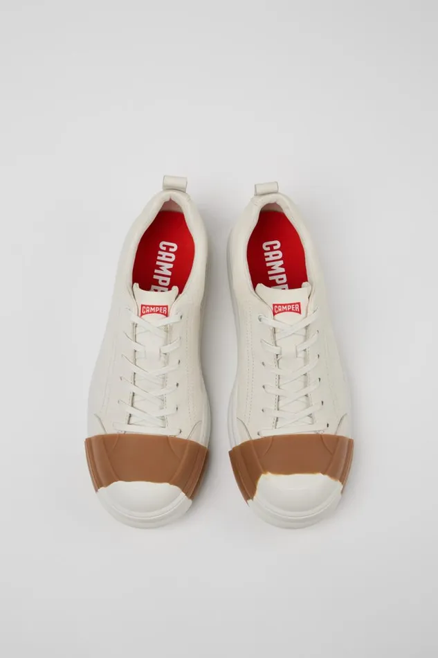 Sneakers Men Camper Junction Runner White Leather Sneakers