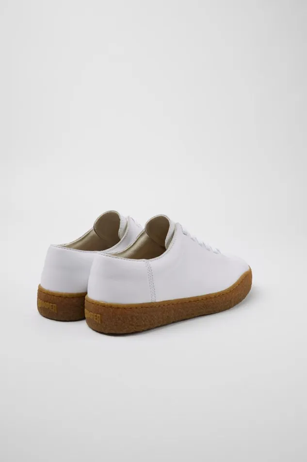 Sneakers Men Camper Peu Terreno White Leather Shoes