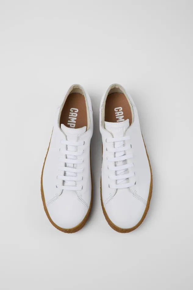 Sneakers Men Camper Peu Terreno White Leather Shoes