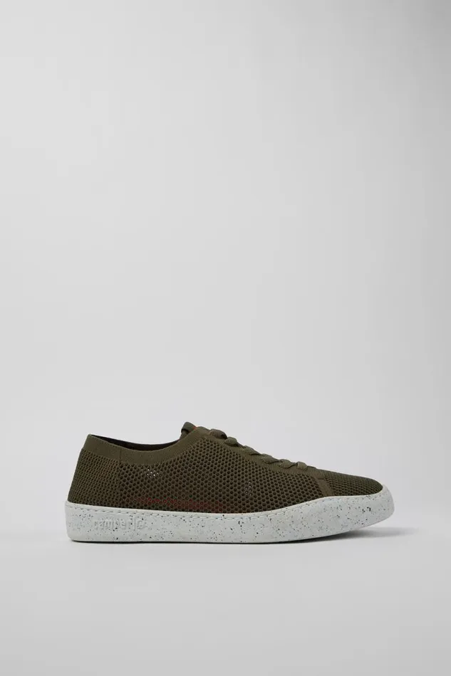 Sneakers Men Camper Peu Touring Green Textile Sneakers