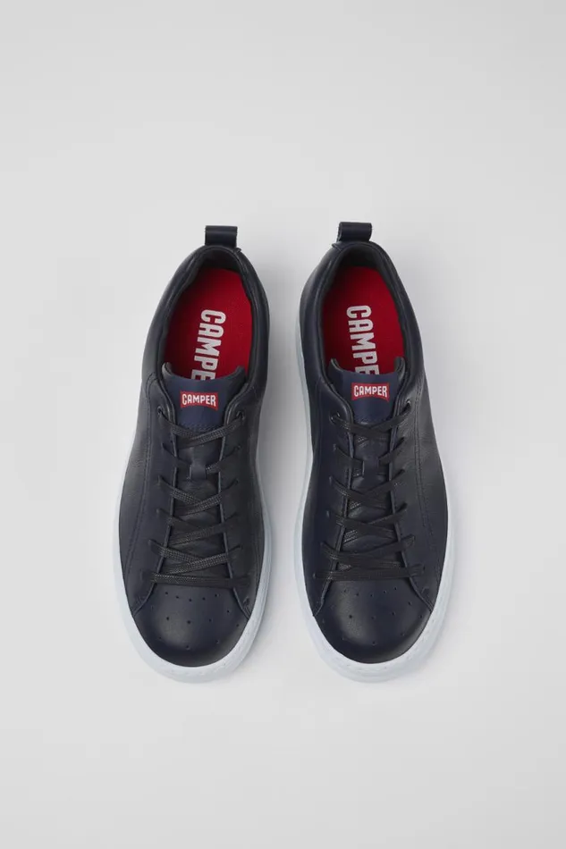 Sneakers Men Camper Runner Blue Leather Sneakers Sneakers Men Camper Runner Blue Leather Sneakers