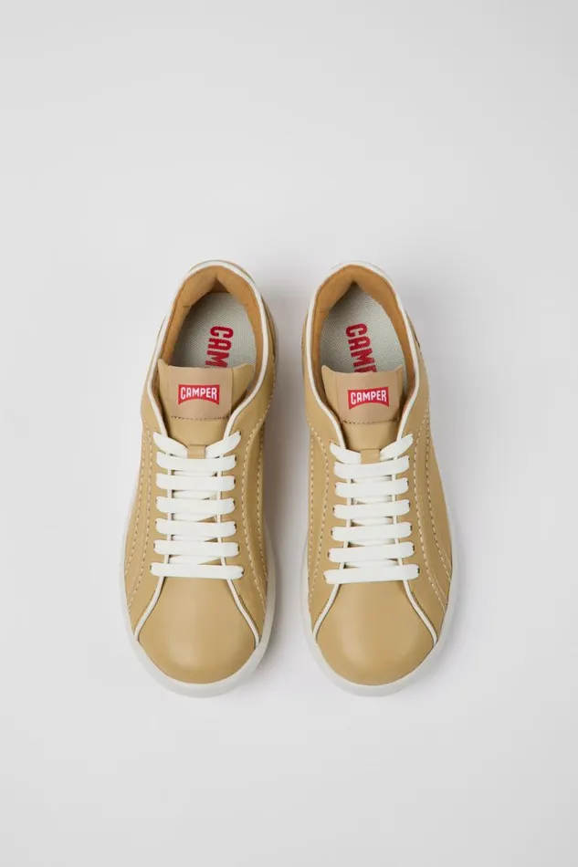 Sneakers Women Camper Pelotas XLite Beige Leather Sneakers Sneakers Women Camper Pelotas XLite Beige Leather Sneakers