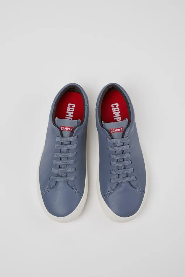 Sneakers Women Camper Peu Touring Gray Leather Sneakers