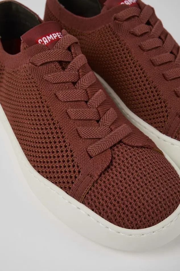 Sneakers Women Camper Peu Touring Red Textile Sneaker