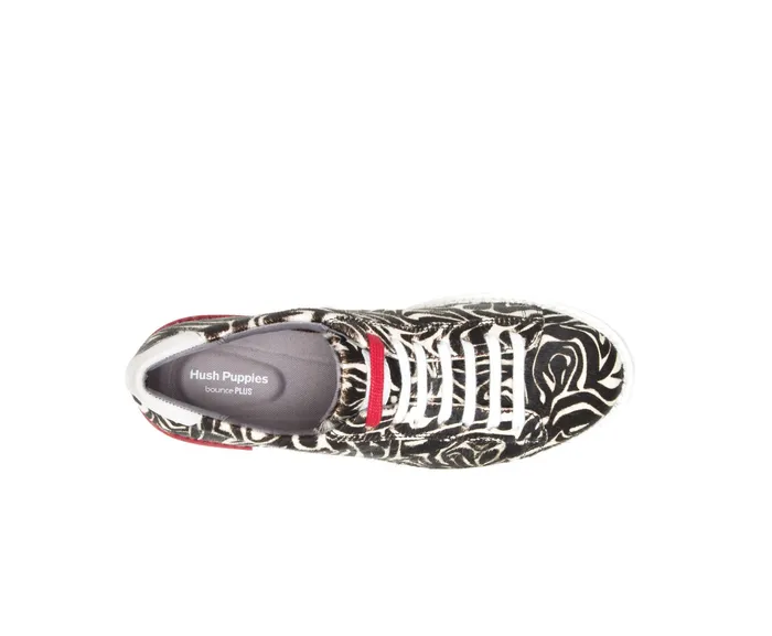 Sneakers Women Hush Puppies Sabine Sneaker Zebra Calf Hair