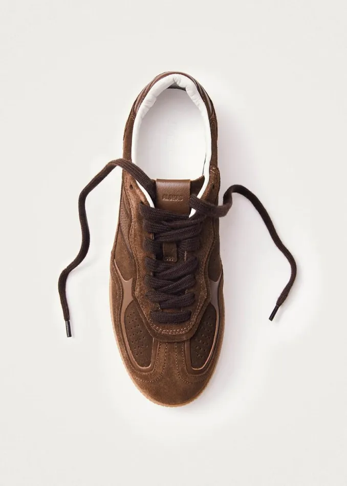 Sneakers WomenMen ALOHAS Tb490 Rife Chocolate Brown Leather Sneakers