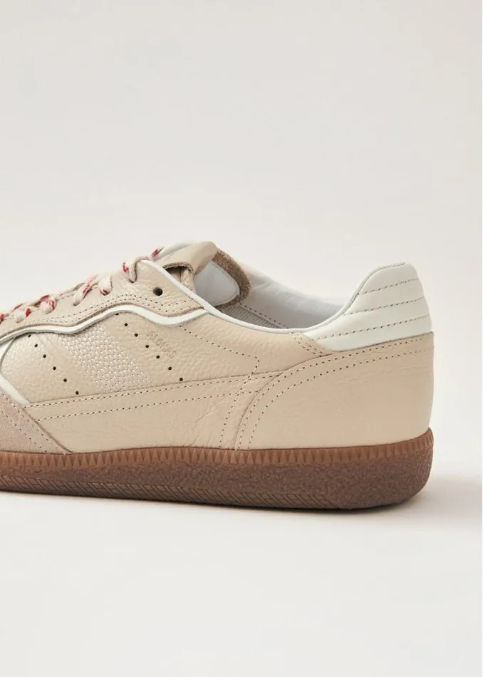 Sneakers WomenMen ALOHAS Tb490 Rife Grain Cream Leather Sneakers