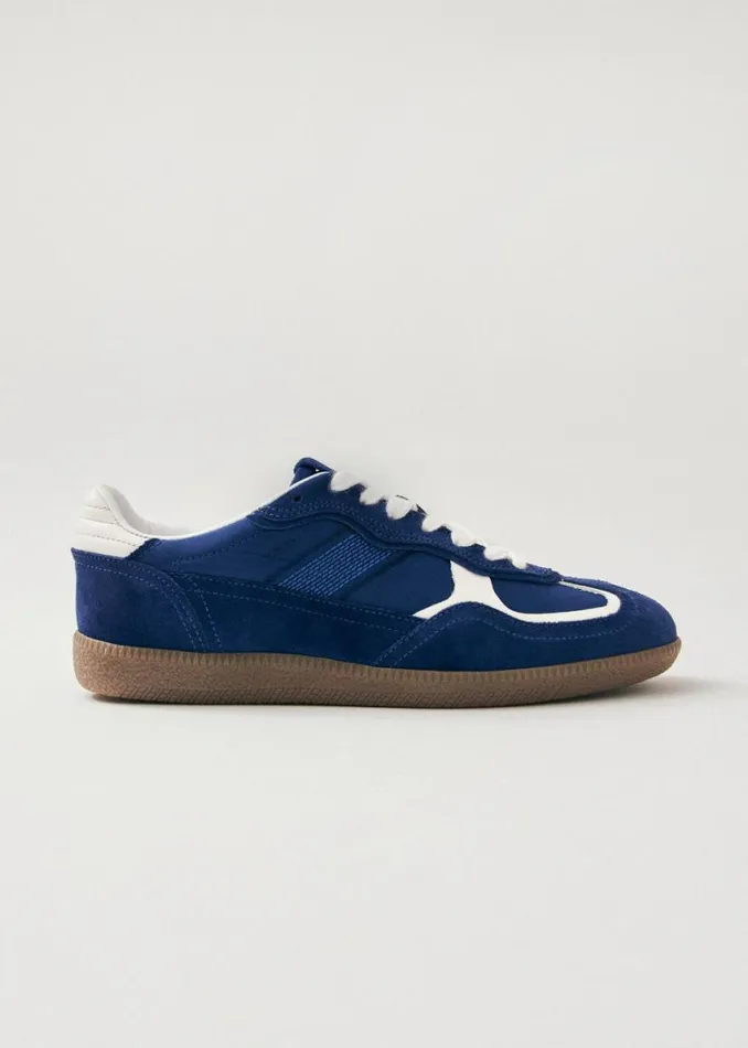 Sneakers WomenMen ALOHAS Tb490 Rife Sheen Blue Leather Sneakers