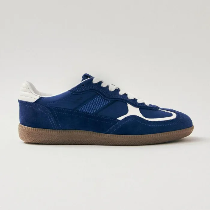 Sneakers WomenMen ALOHAS Tb490 Rife Sheen Blue Leather Sneakers