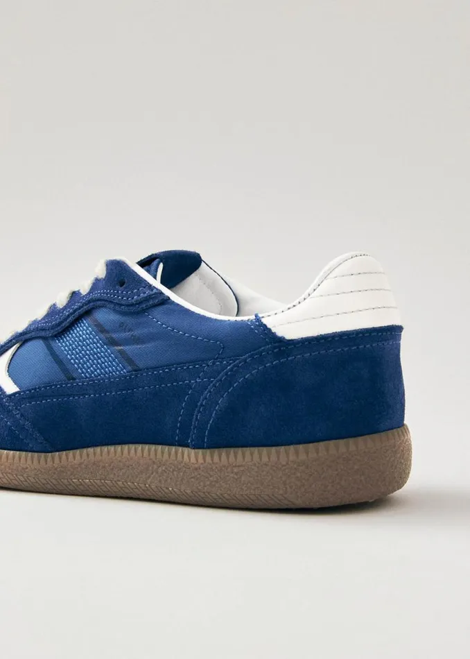 Sneakers WomenMen ALOHAS Tb490 Rife Sheen Blue Leather Sneakers