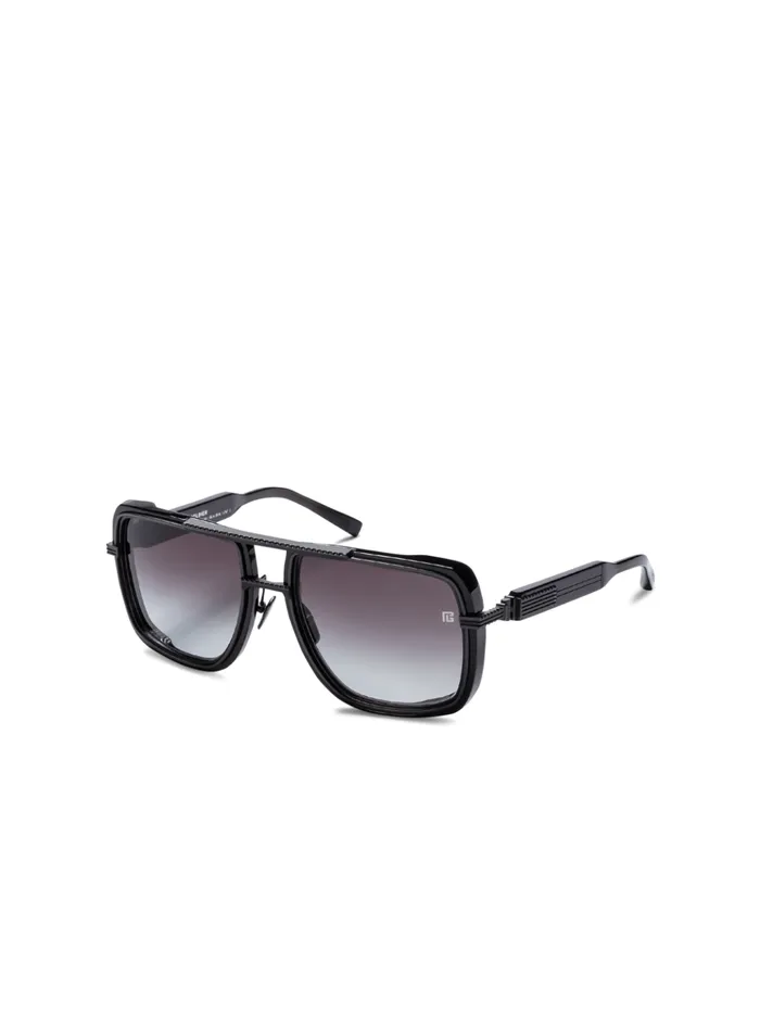 Soldier Sunglasses Black WomenMen Balmain Eyewear