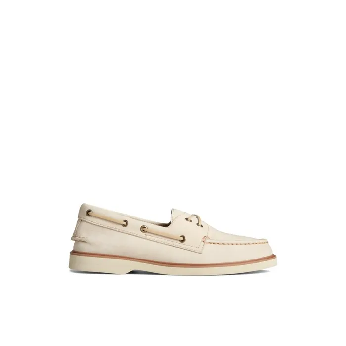 Sperry Authentic Original Double Sole Nubuck Boat Shoe Khaki Men Shoes