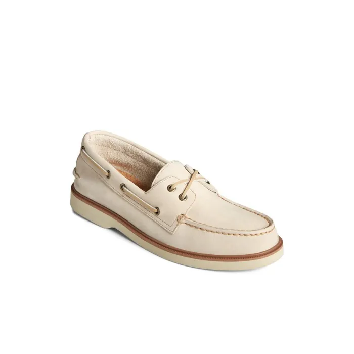 Sperry Authentic Original Double Sole Nubuck Boat Shoe Khaki Men Shoes