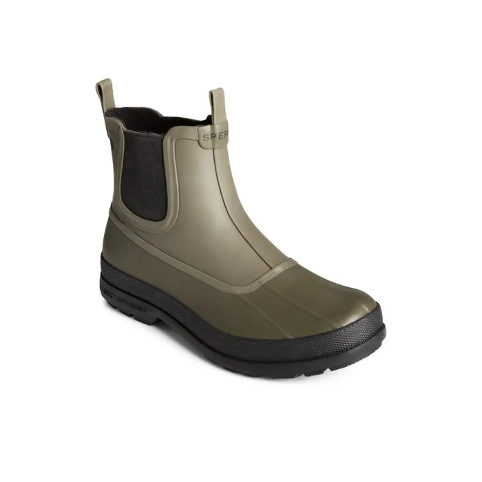 Sperry Cold Bay Rubber Chelsea Boot Medium Green Men Boots