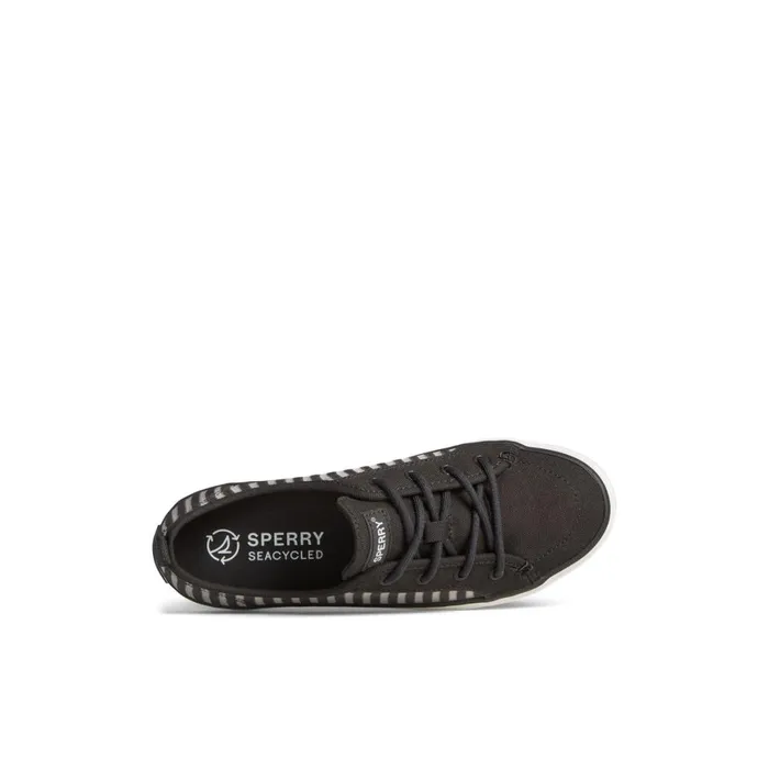 Sperry Crest Vibe Mesh Sneaker Black Women Sneakers
