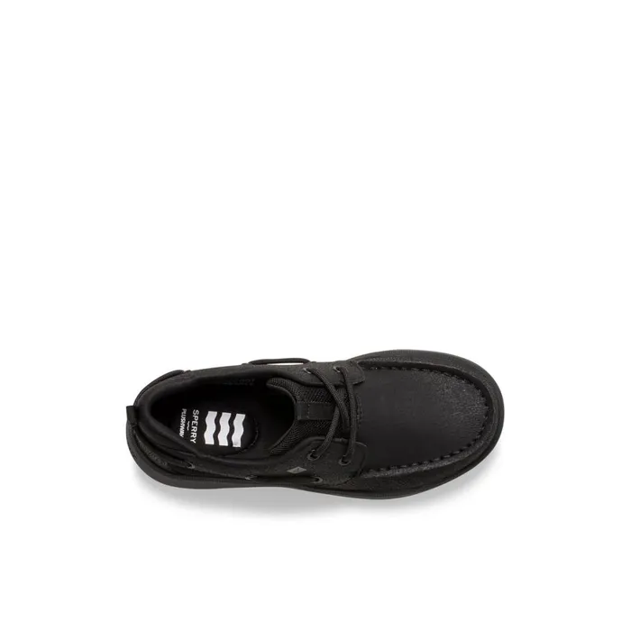 Sperry Fairwater PLUSHWAVE Boat Shoe Black Kids Sneakers