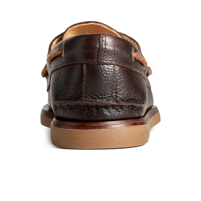 Sperry Gold Cup Authentic Original Tumbled Boat Shoe Brown Men Boat Shoes
