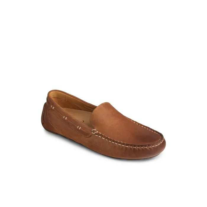 Sperry Gold Cup Harpswell Driver Medium Beige Men Boat Shoes