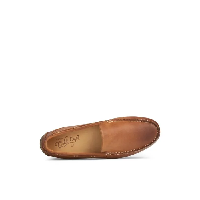 Sperry Gold Cup Harpswell Driver Medium Beige Men Boat Shoes
