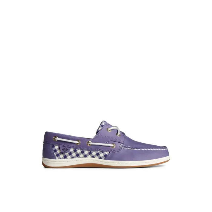 Sperry Koifish Gingham Boat Shoe Blue Women Shoes