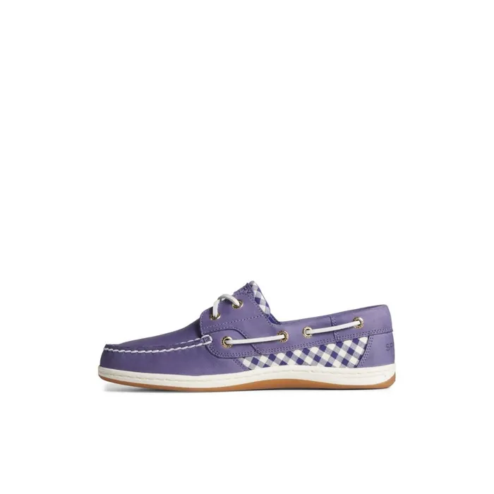 Sperry Koifish Gingham Boat Shoe Blue Women Shoes