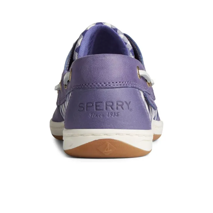 Sperry Koifish Gingham Boat Shoe Blue Women Shoes
