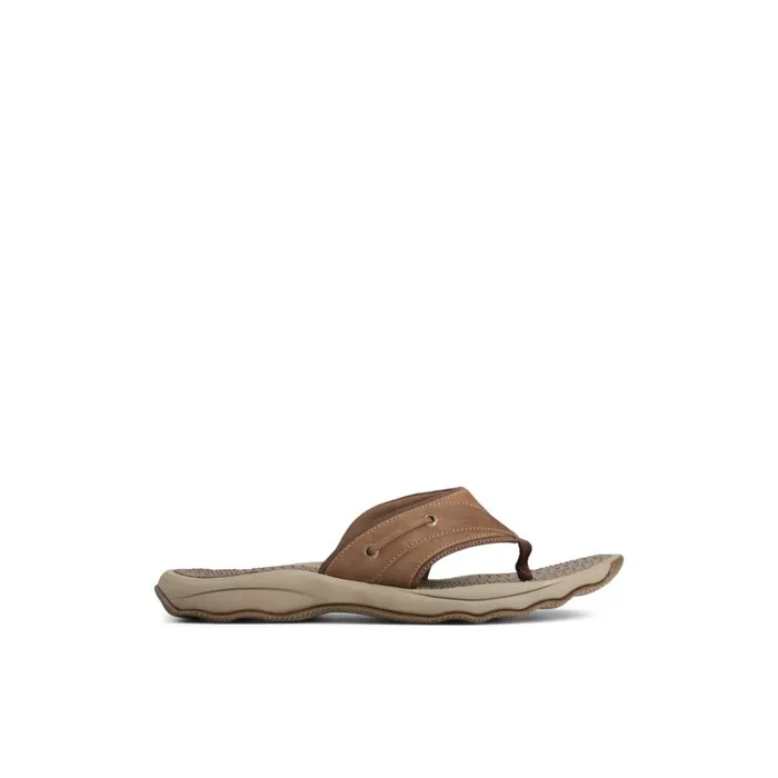 Sperry Outer Banks Flip Flop Brown Men Sandals