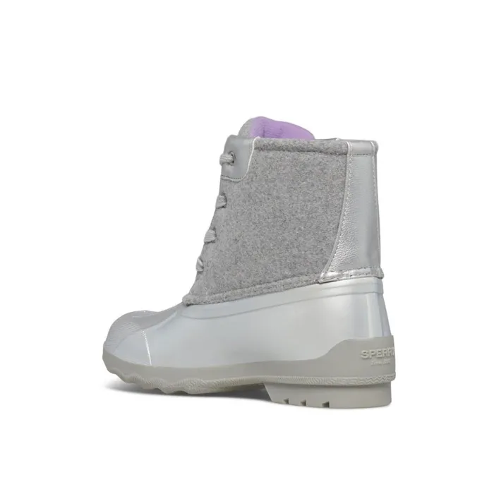 Sperry Port Boot Light Grey Kids Boots