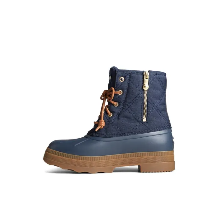 Sperry Saltwater 20 Textile Duck Boot Navy Women Boots