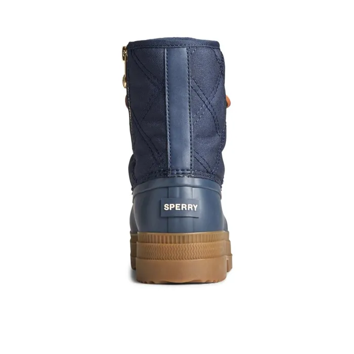 Sperry Saltwater 20 Textile Duck Boot Navy Women Boots