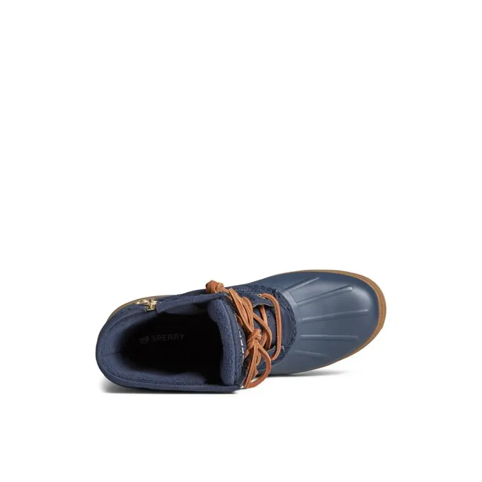 Sperry Saltwater 20 Textile Duck Boot Navy Women Boots