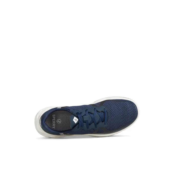 Sperry SeaCycled Headsail Sneaker Navy Textile Mesh Men Sneakers