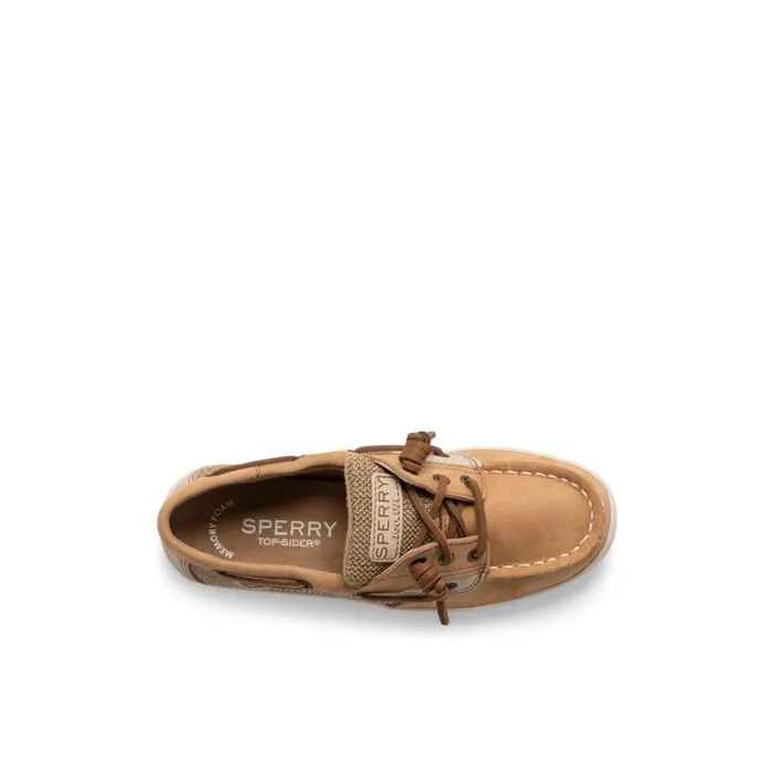 Sperry Songfish Boat Shoe Brown Kids Boat Shoes