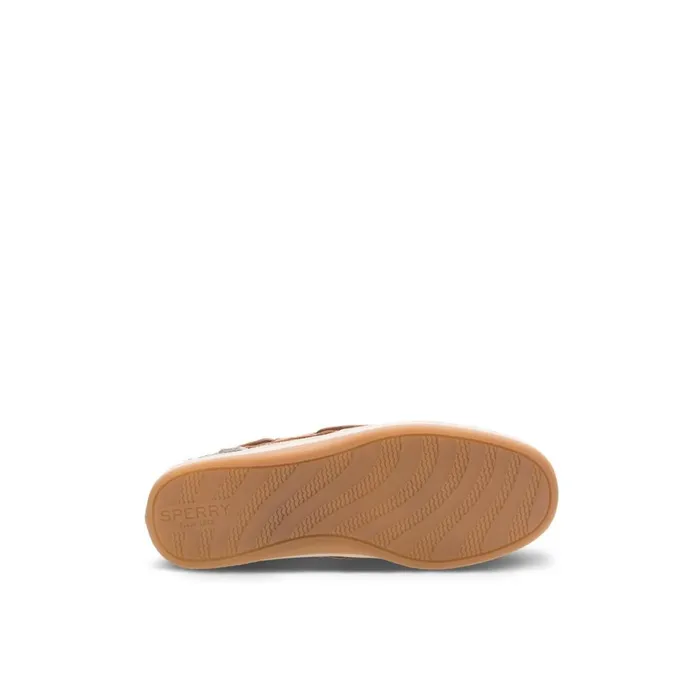 Sperry Songfish Boat Shoe Brown Kids Boat Shoes