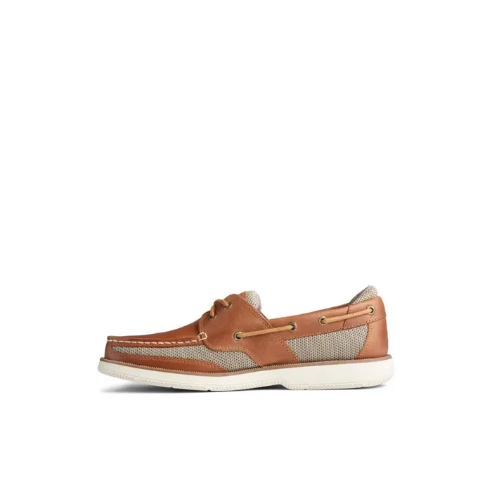 Sperry Surveyor 2Eye Boat Shoe Medium Beige Men Boat Shoes