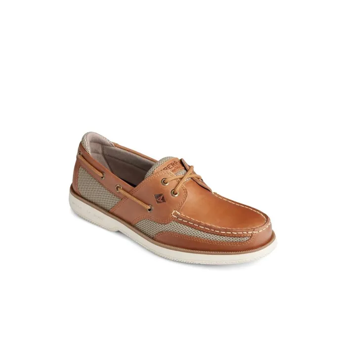 Sperry Surveyor 2Eye Boat Shoe Medium Beige Men Boat Shoes