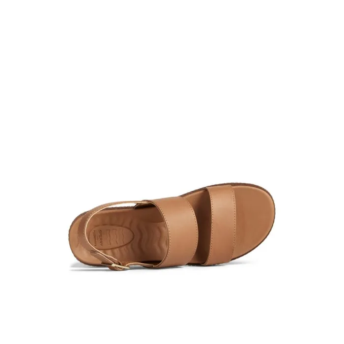 Sperry Waveside PLUSHWAVE Backstrap Sandal Medium Beige Women Sandals