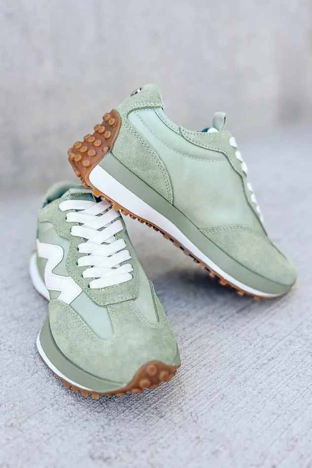 Steve Madden Campo Sneakers In Sage Sage Women Bohme Shoes