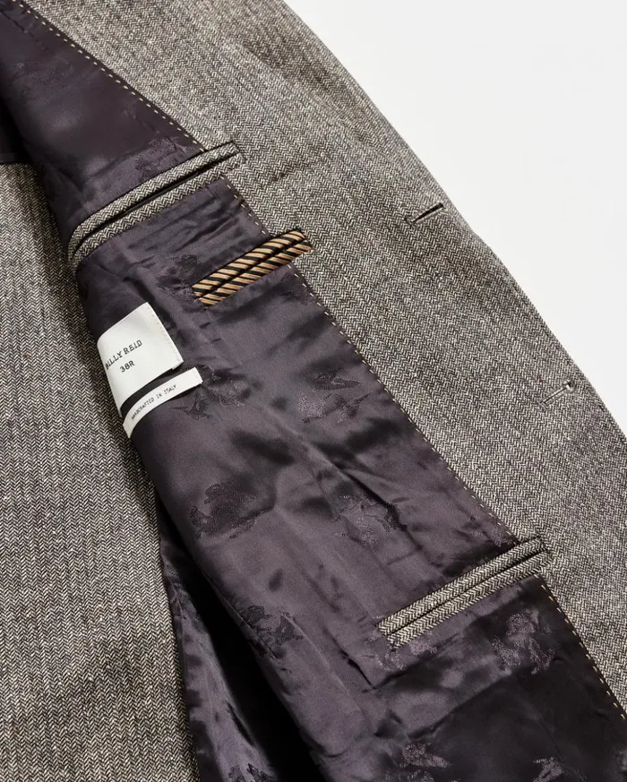 Suiting Men Billy Reid Archie Jacket Blackwhite