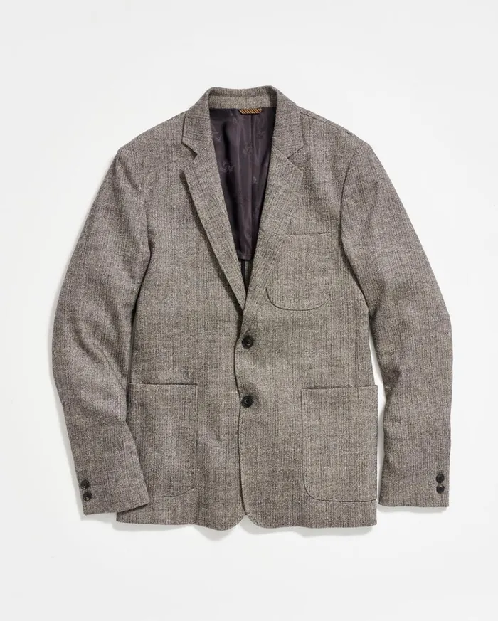 Suiting Men Billy Reid Archie Jacket Blackwhite